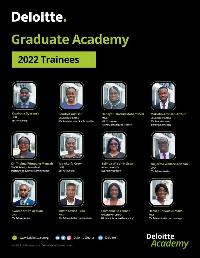 njormo's tweet photo. I am extremely glad to be part of the Deloitte Academy Trainee 2022 to learn, develop and ultimately make an impact that matter.

Greater heights to come 🫴
@DeloitteGhana 
#impactthatmatter https://t.co/sLLGOiMn4o