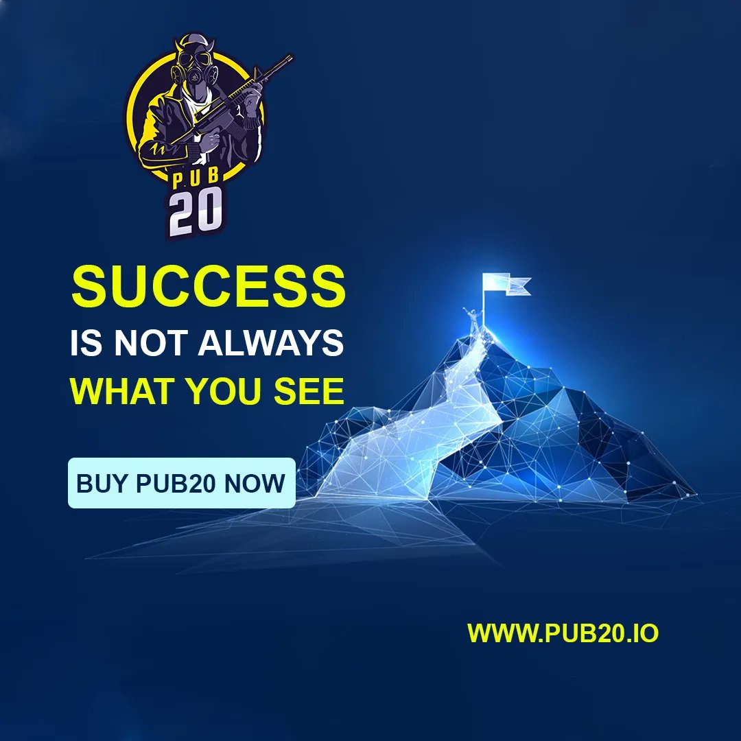 Pub20finance's tweet photo. Success Is Not Always What You See

BUY PUB20 NOW

Website : https://t.co/NVYZOqZXhr
Telegram Group : https://t.co/rYMsihz3zQ

#pub20 #pub20 #metaverse #crypto #BEP-20 #NFT #gamingcrypto https://t.co/ByooaaFIez