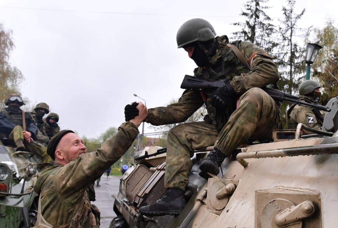 Русские солдаты на Украине
