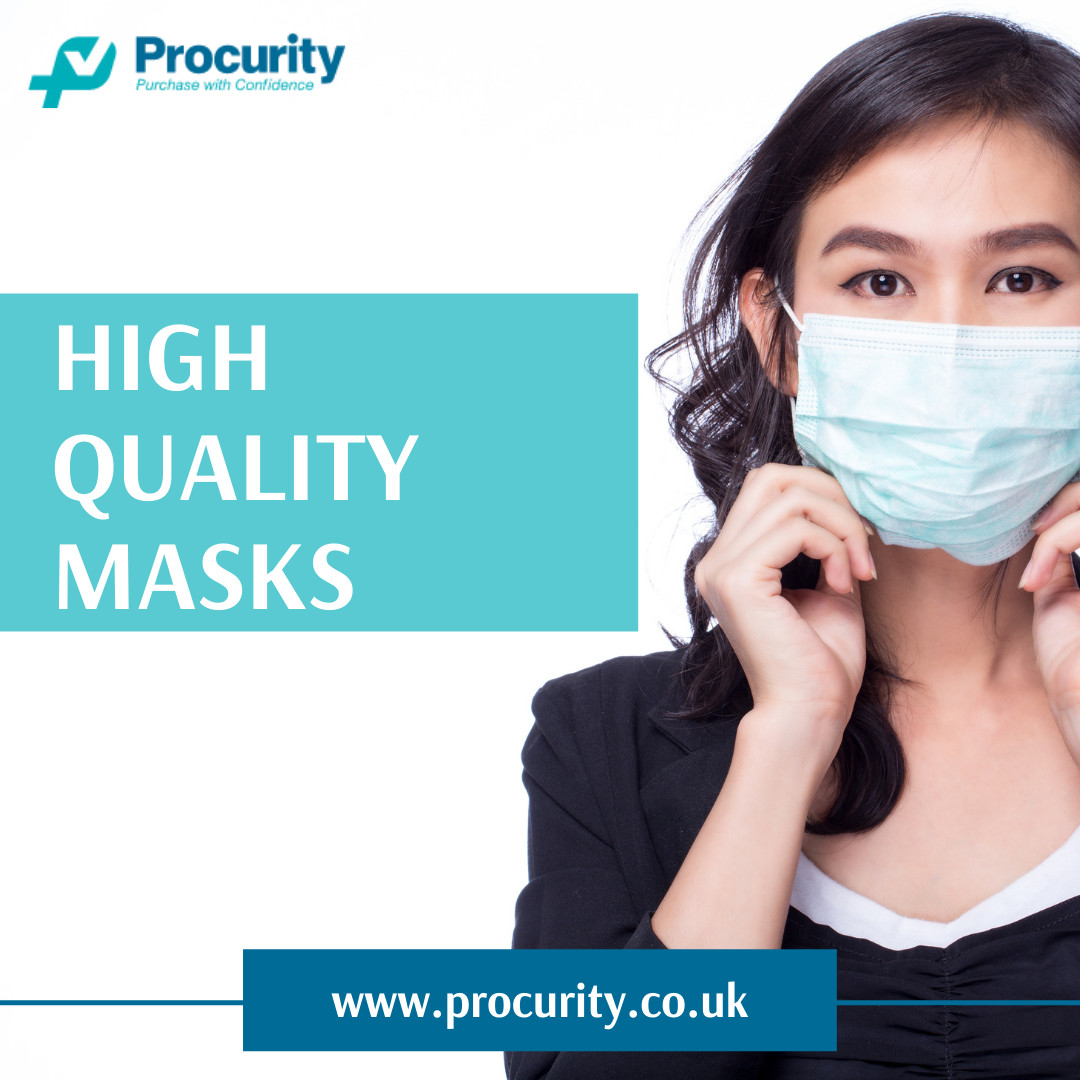 Procurity1's tweet image. We provide high quality and effective masks, shields and respirators that are affordable. Buy your PPE from a company you trust, shop now👉 procurity.co.uk #ppeprovision #healthandsafety #safetyfirst #masks #facesheilds