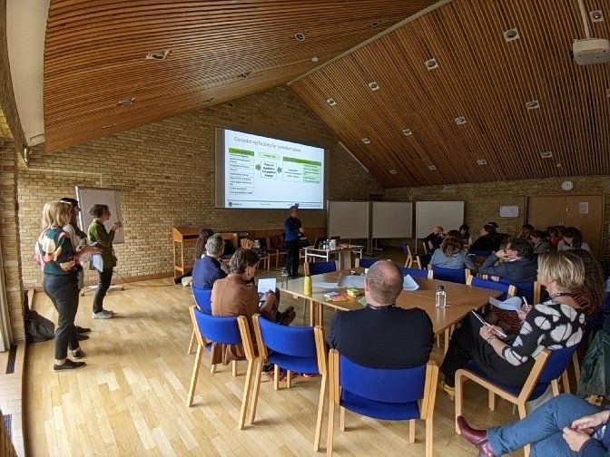 TIME4CS's tweet photo. HAPPENING NOW 🟢 Our workshop about #InstitutionalChanges to promote #CitizenScience!
🤩 We're here at #CitSci2022DK, working with lots of participants on Grounding Actions and testing our reflection tool https://t.co/472oNGwhSu https://t.co/eUc1udctKZ