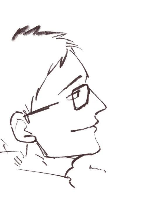 夫落書き 
