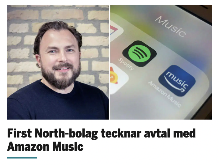 lauralindholm's tweet photo. Some front page coverage by @didigital_se of us at @GetLinkfire to kick off your week! We have signed a multi-year marketing and affiliate agreement with @amazonmusic https://t.co/TZPnq35Kdy #musicindustry #musictech #musicmarketing #entertainment #amazonmusic #amazon https://t.co/AkKEEoVsd4