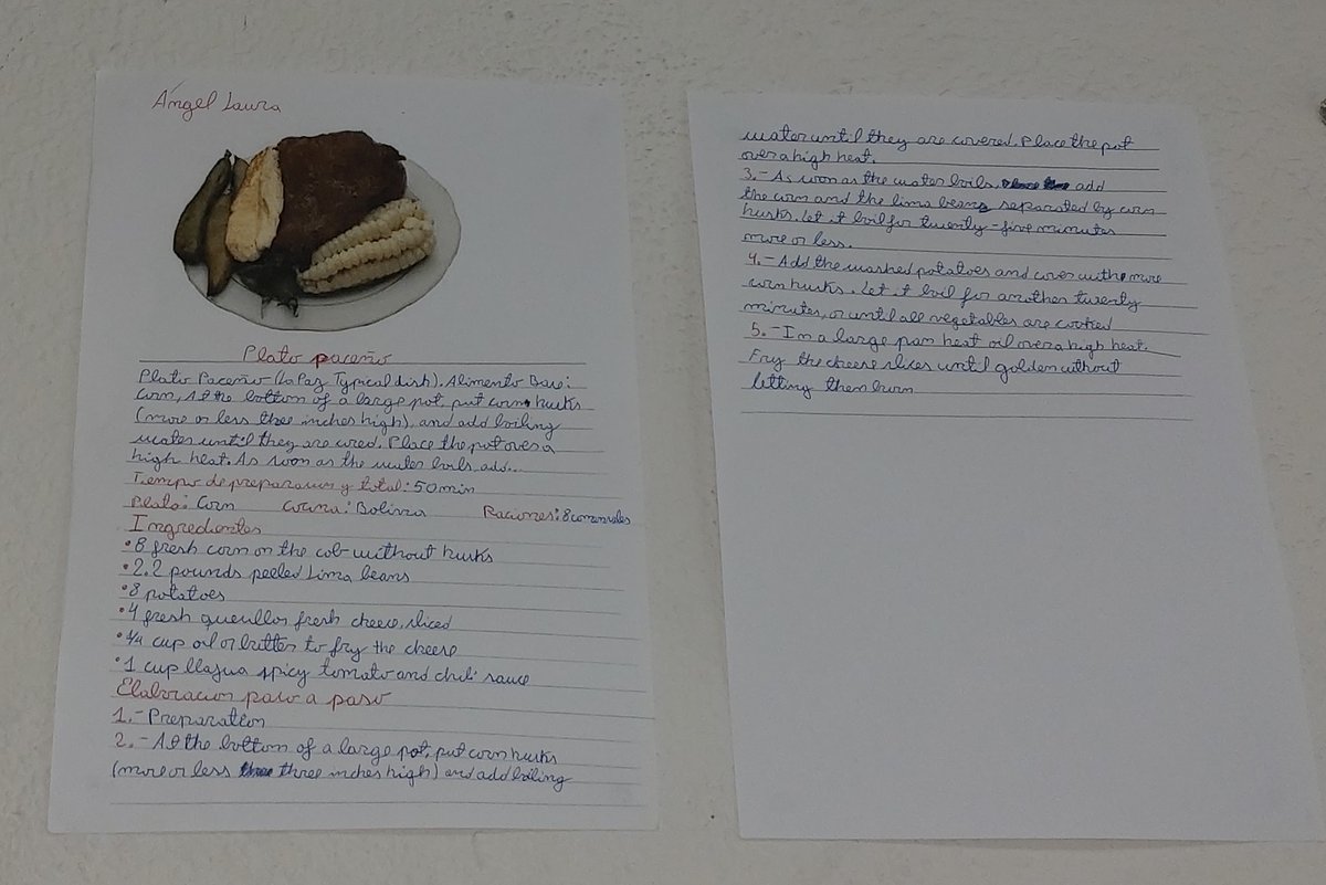 IES_Mateo's tweet photo. Multicultural recipes in English. Bolivian, Spanish and Salvadoran recipes.
Recetas de Cocina multiculturales. Recetas Bolivianas, Españolas y Salvadoreñas.
Dpto. de Inglés
#2PMAR #2ESO #IESMateo_Hdez https://t.co/40hrPyP0SN