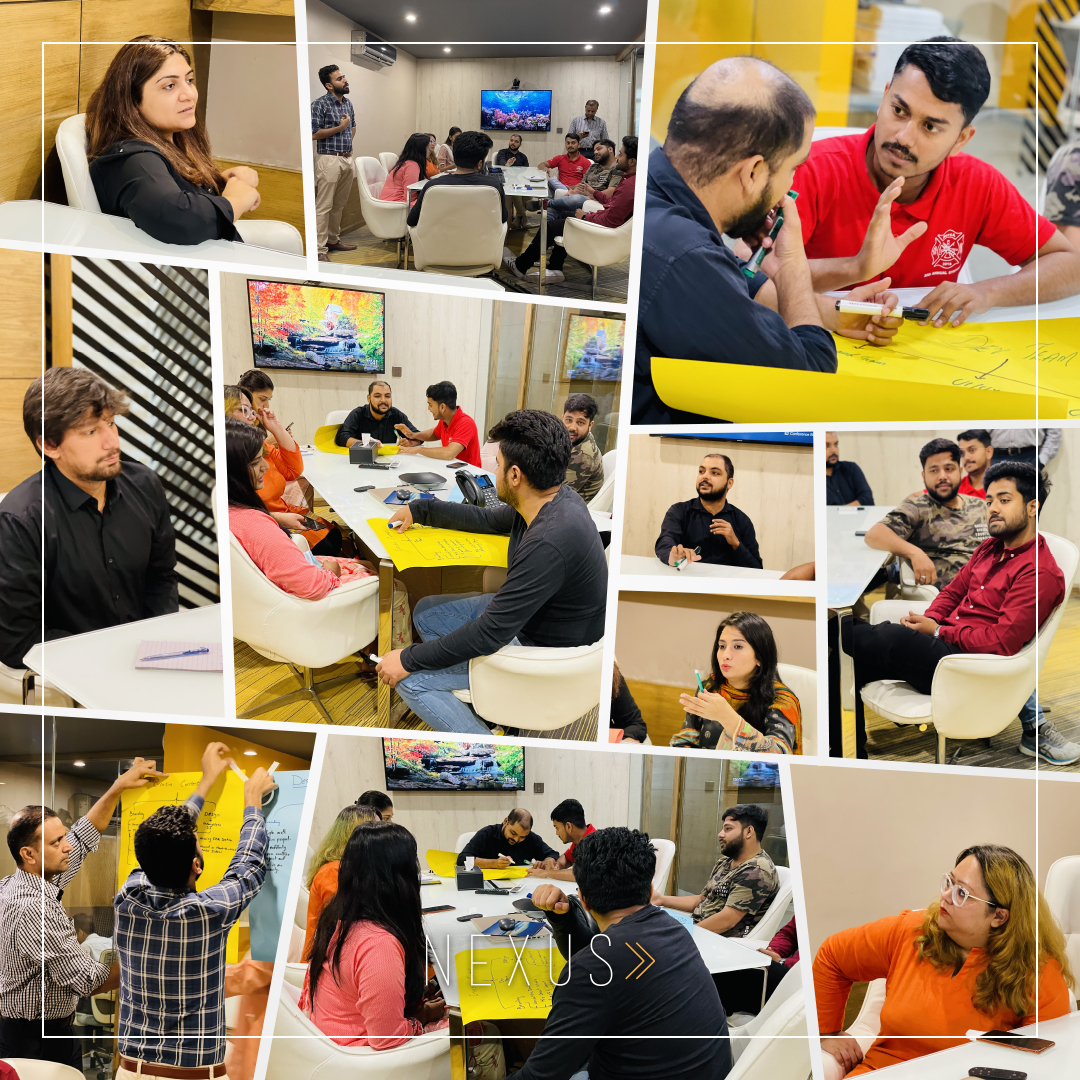 nexuscorp_ltd's tweet photo. From you and I to NexUS! During HR's Building Bridges session, no one was more surprised than the attending teams. Sure, delays and operational friction exist among the departments. But so do empathy and a proactive approach towards collaboration and planning to improve matters. https://t.co/Te1YczuG1u