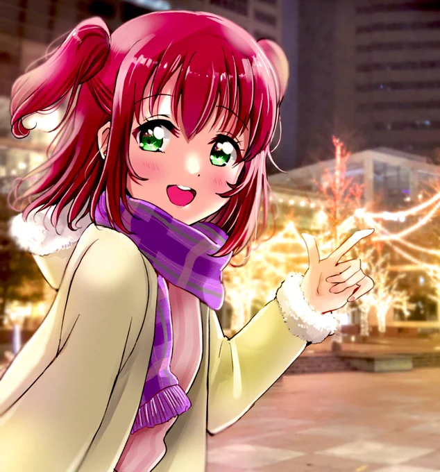 あっちで一緒に写真撮ろうよ!
#lovelive 