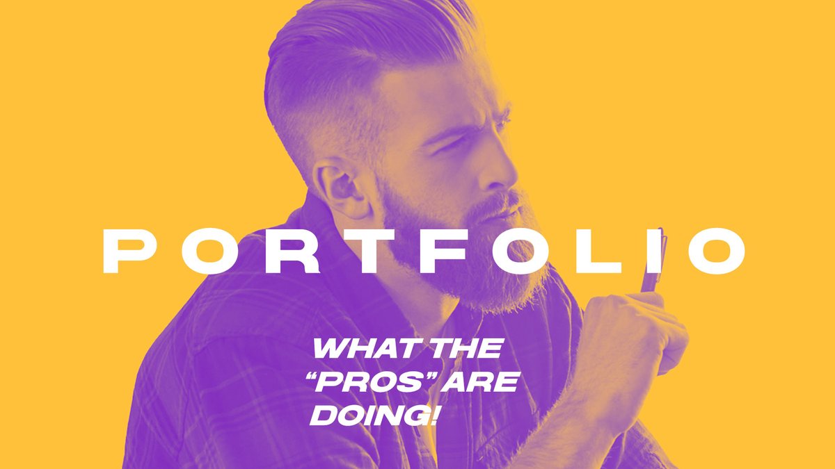 Here's a video about how award winning designers construct their portfolios for optimum results 
https://t.co/i5OPJ6DIec https://t.co/nvFBRzRdZU