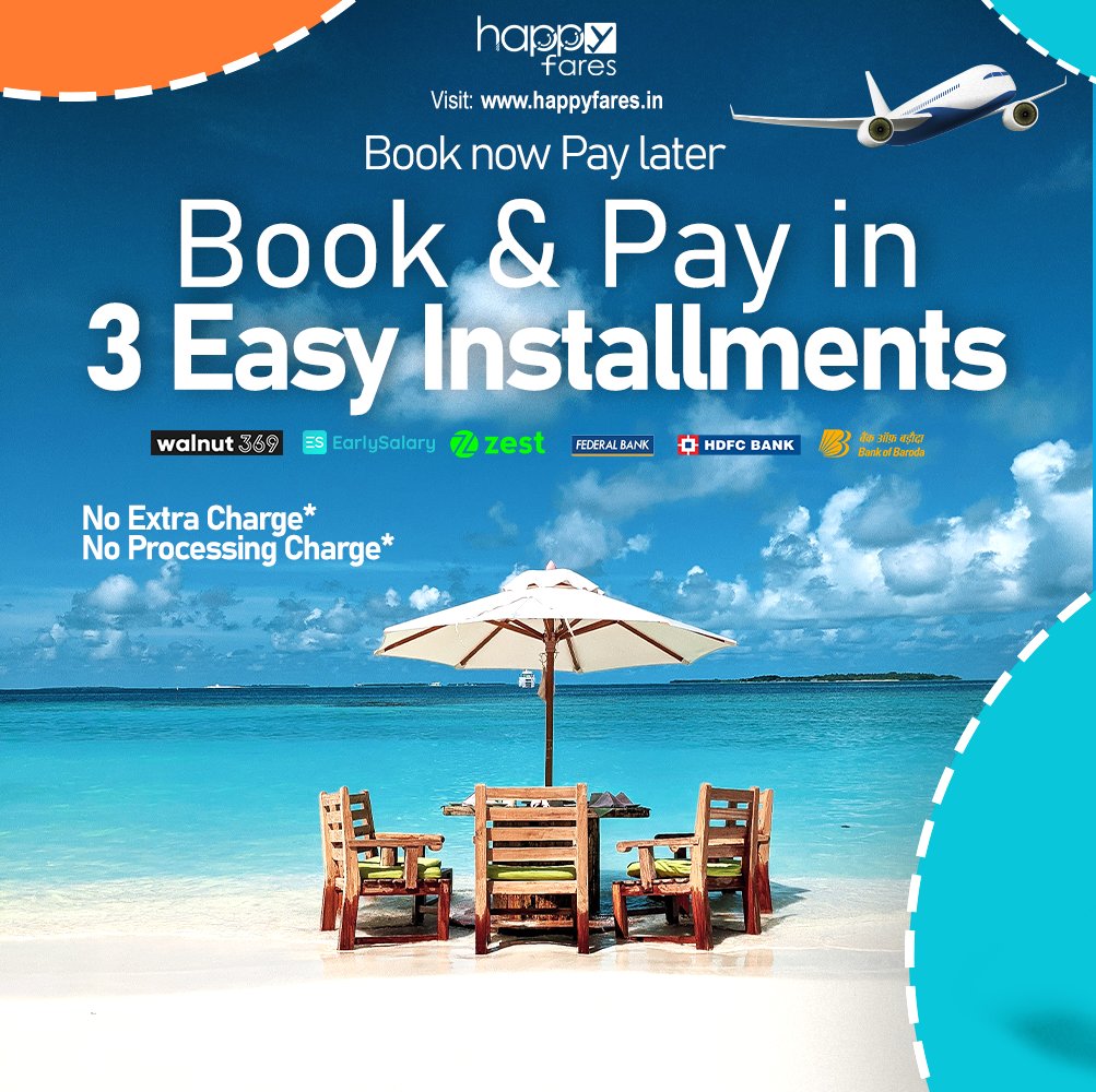 HappyFares on Twitter "Book now pay later flights . . travel trip 