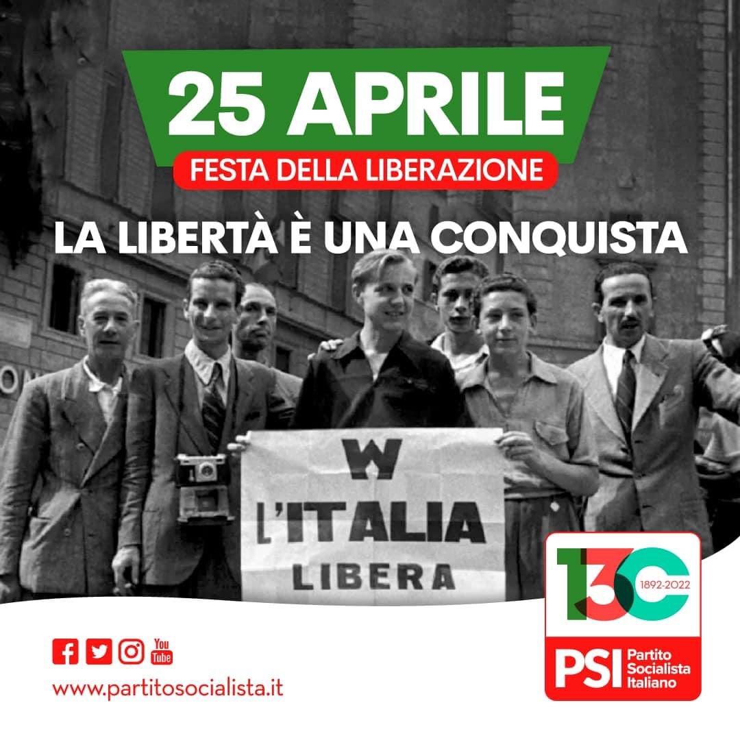 La libertà è una conquista. 
Buon #25Aprile