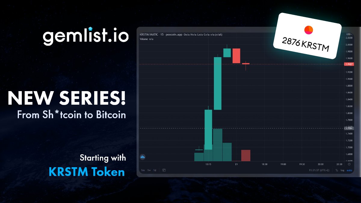 gemlistio's tweet photo. (1/1) We are starting a #NEW #SERIES! ππ₯
From now on, we'll be publishing insights into some of the #coins that are listed on our website! π€
We'll buy (or gladly recive in other way) coins, and will be #HODLing them till they die, or, hopefully, make us #milionaires! πΈ https://t.co/e3spyIT8TC