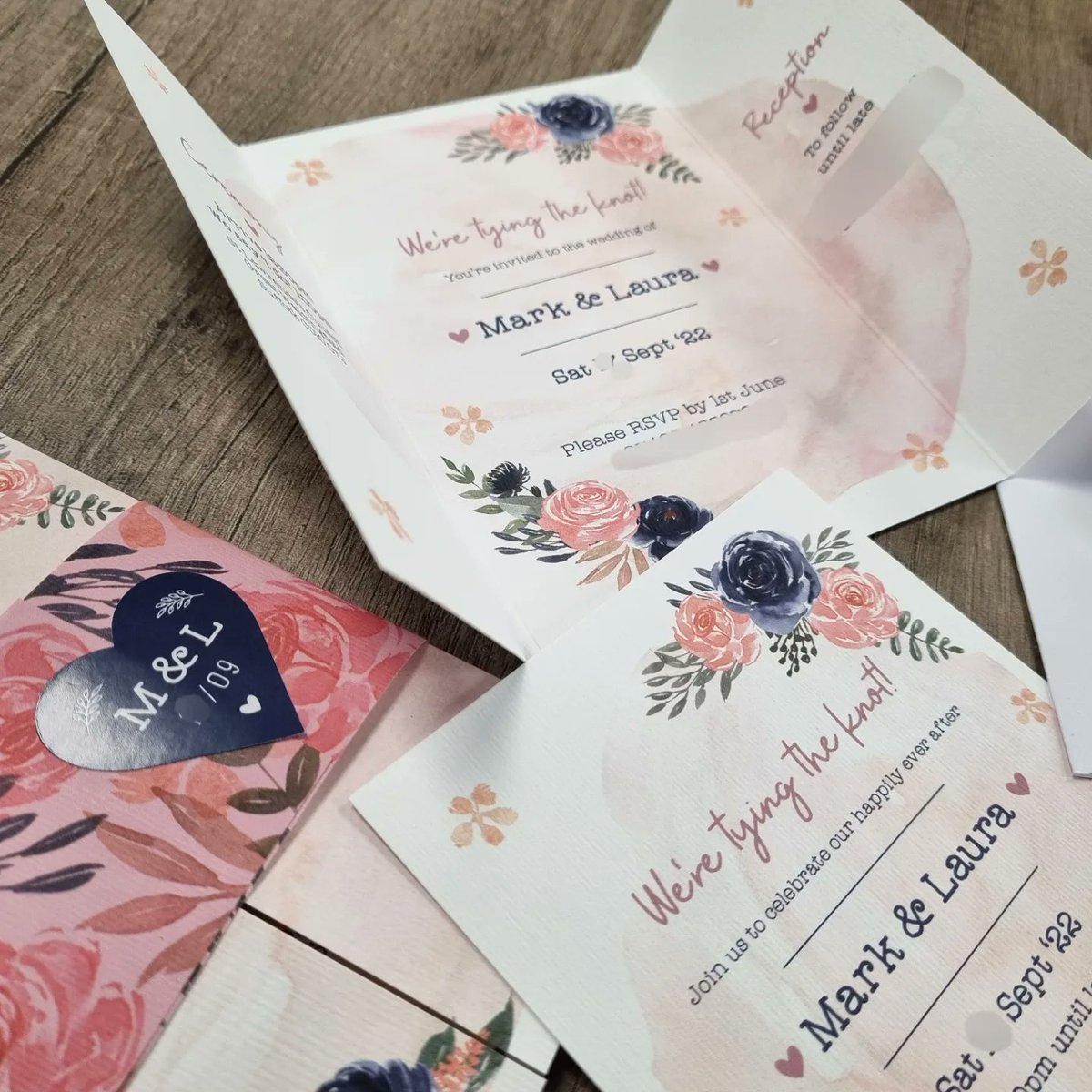 think_market's tweet photo. We ❤ weddings! 
Mark and Laura entrusted us with creating a beautiful bespoke full wedding invite design based on their wedding theme.
We also arranged their print for them. 
Just one of the many Think Different services we offer! 👰‍♀️🤵‍♂️

#weddings #print #GraphicDesign https://t.co/HQA4ZNkasJ