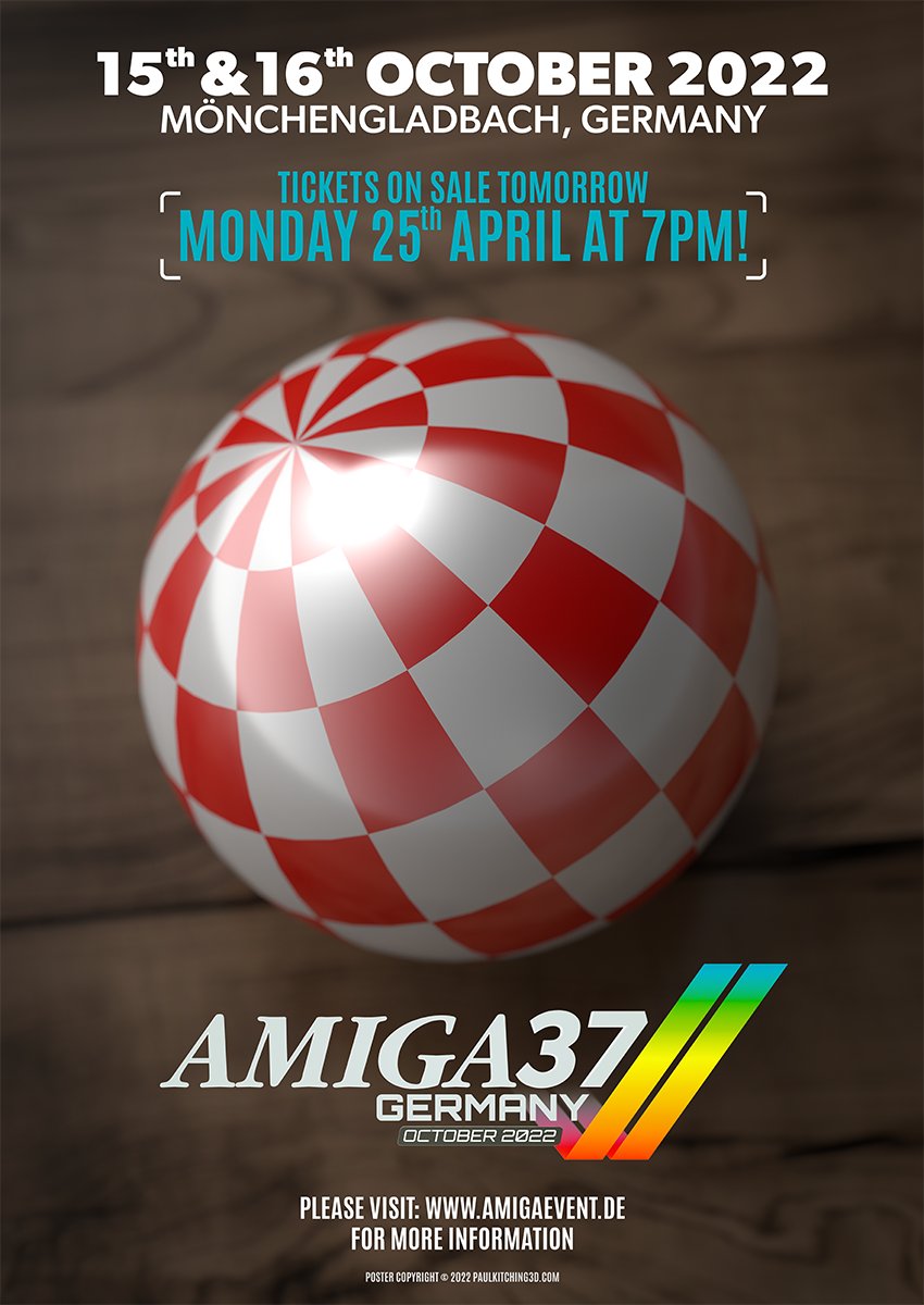 AmigaFuture's tweet image. Amiga37 ticket sales start today

#amiga #commodore

amigafuture.de/app.php/newspo…