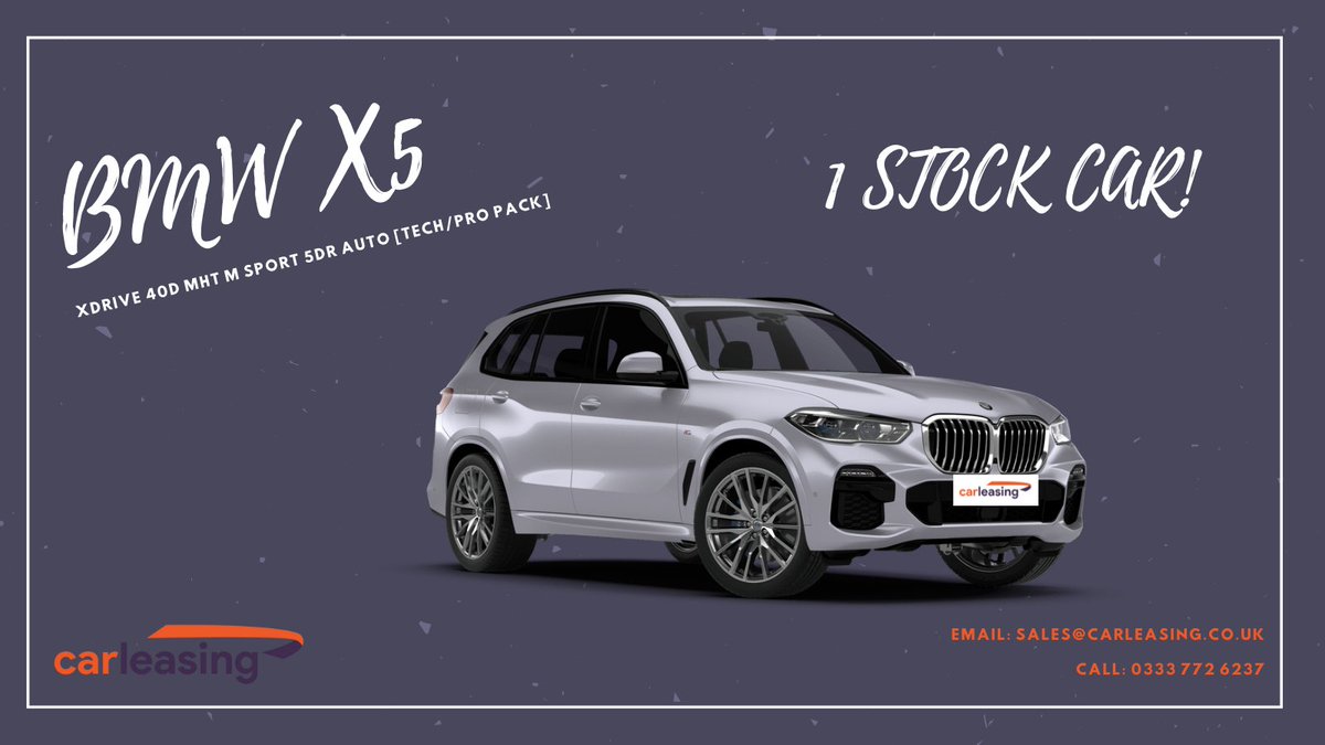 CarLeasingLtd's tweet photo. 1 stock BMW X5 to kick off your week 🚗

Get in touch for your full quote breakdown.

#carleasing
#carleasedeals
#carleaseuk
#contracthireandleasing
#contracthire https://t.co/PGFq5qv6N2