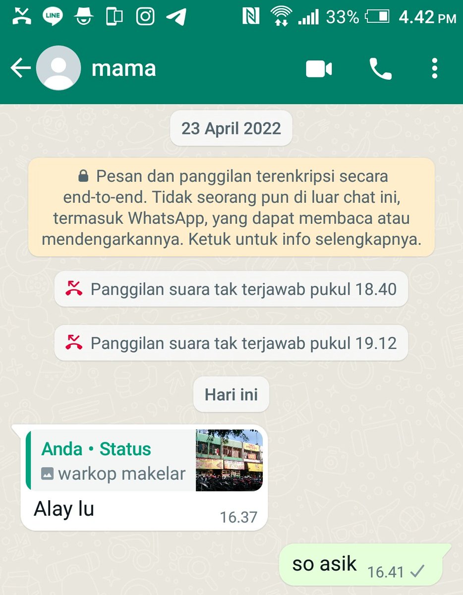 lah so asik bener