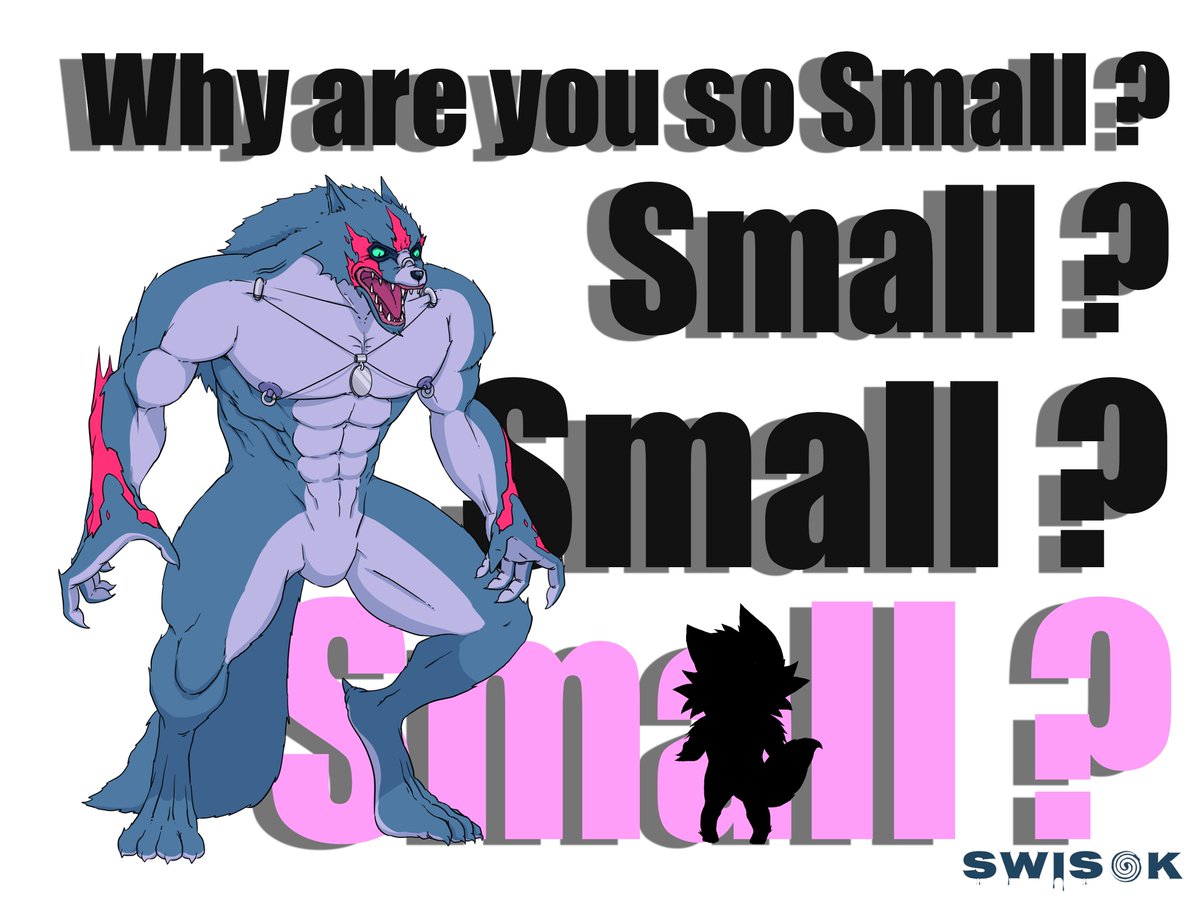 SwisokOfficial's tweet photo. #SWISOK Desert wolf- Fenrir

😝😝😝😝

Why are you so Small?

Fenrir is not only big, but also small！

Small body burst out with great charm!

Please look forward to the Chibi version of Fenrir！

#SWISOK #furry #characterdesign https://t.co/puZGjICLi9