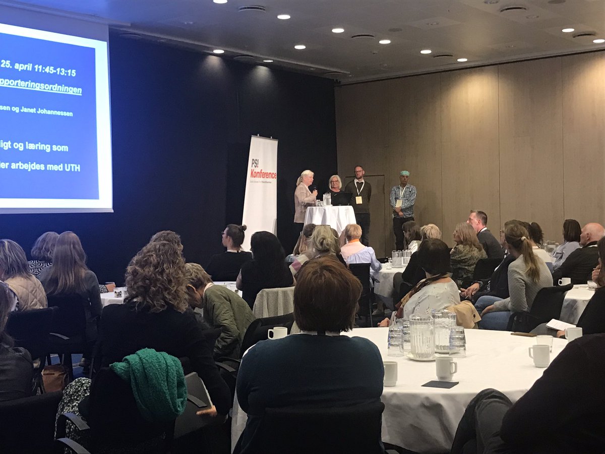 VibekeRischel's tweet photo. Der er brug for ekstra stole i session om det nye #dpsd hvor @STPS_DK præsenterer UTH-ordningen som nu skal moderniseres. @patientsikker #patient22 https://t.co/SA5qae1RcO