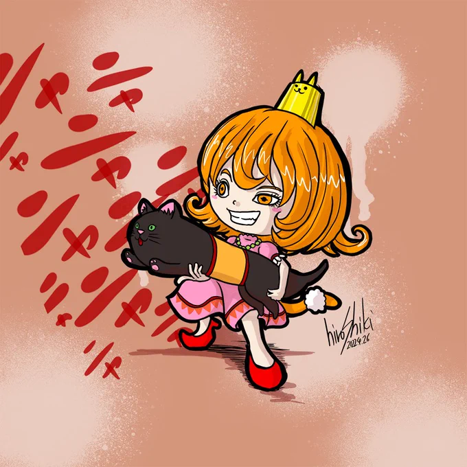 定期購入していたものが続けて販売停止になってなんで〜!という気分から生まれたイラスト。自分でもよくわからないけどせっかく描いたので。#イラスト #illustration #猫 #cat #ガール #girl 