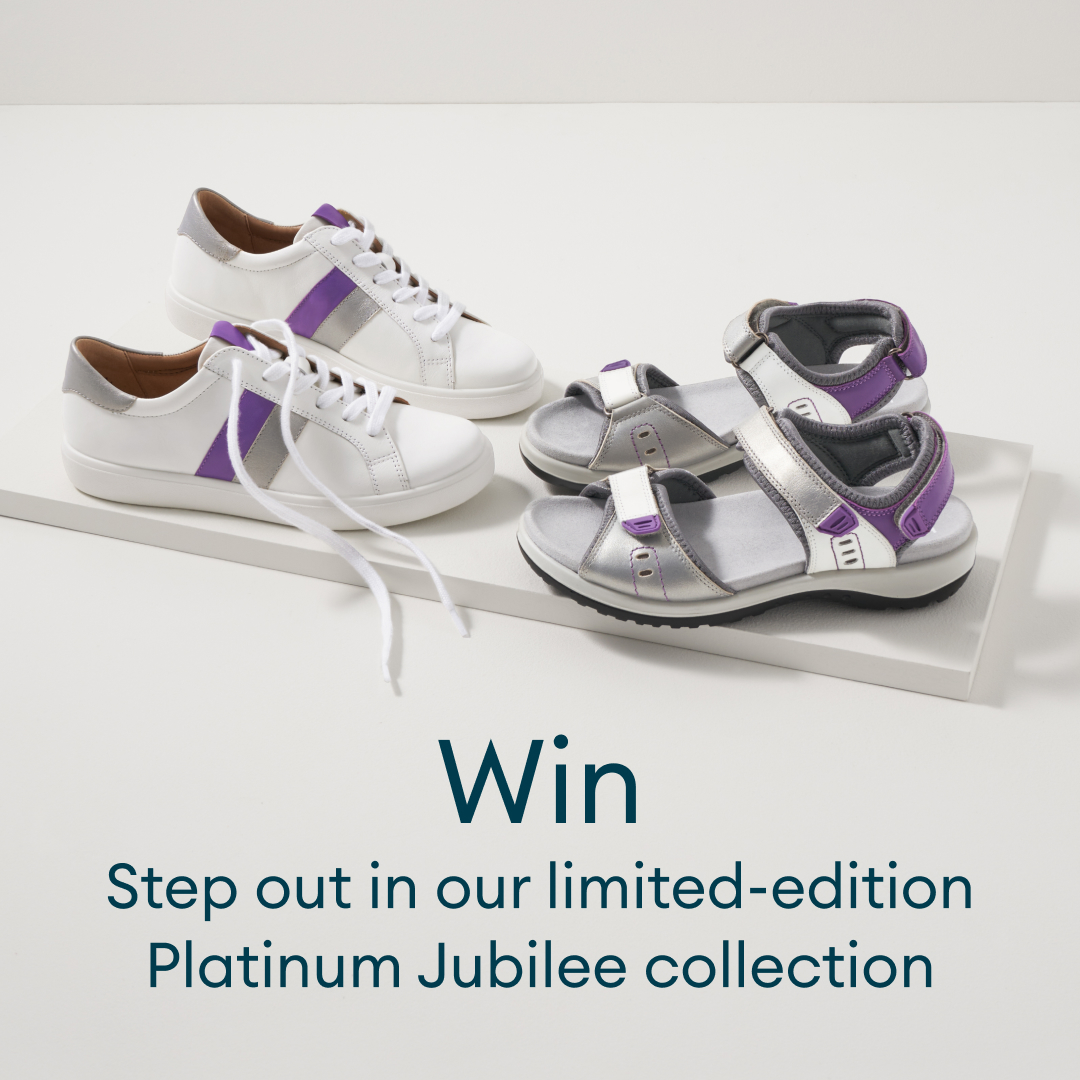 hottershoes's tweet photo. *WIN* For your chance to win our limited-edition Platinum Jubilee collection, celebrating 70 great years of the Queen's service, simply RT &amp; follow.

Ends 8th May’22, one winner will be contacted by DM. Open worldwide. All DM's will be sent from this account. 

#win #Competition https://t.co/vmx2c1G2wL