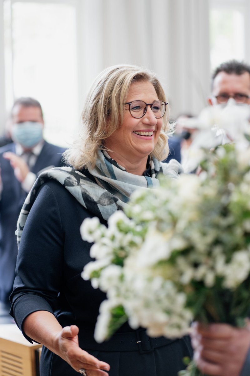 Ministerpräsidentin des Saarlandes @AnkeRehlinger, herzlichen Glückwunsch! #MPinRehlinger