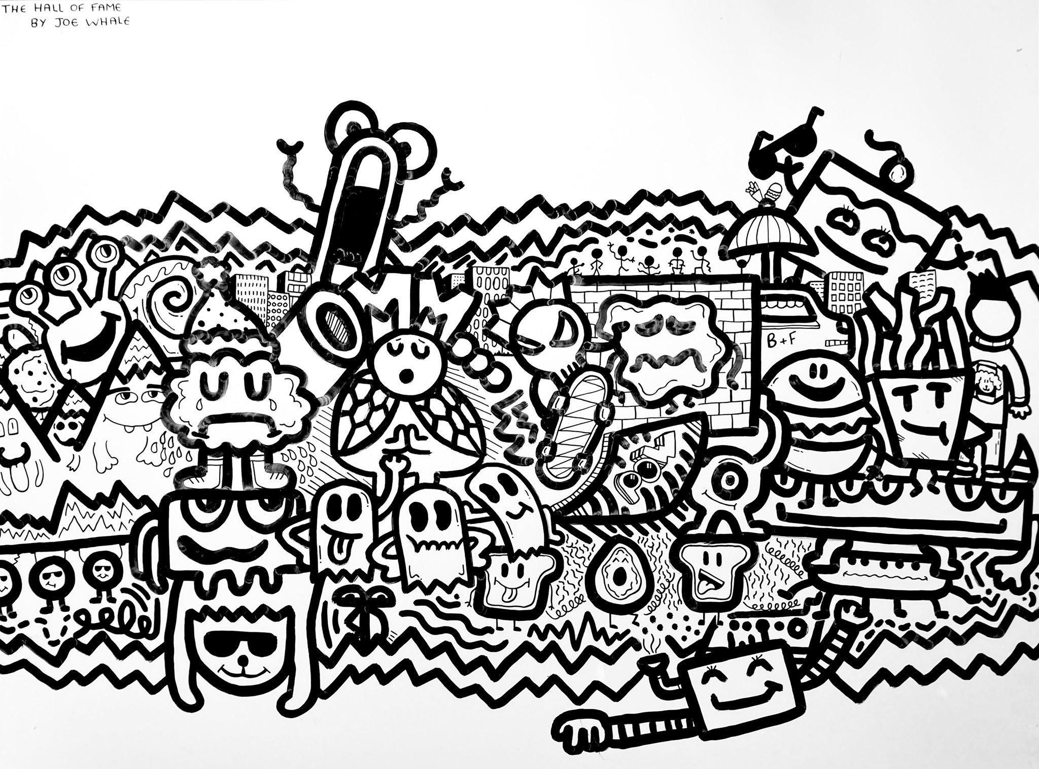 Simple Doodle Art Character