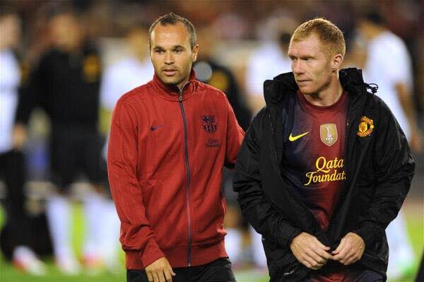 Andrés Iniesta: 

🗣 "Without a doubt, my biggest regret in football is not playing alongside Paul Scholes.”