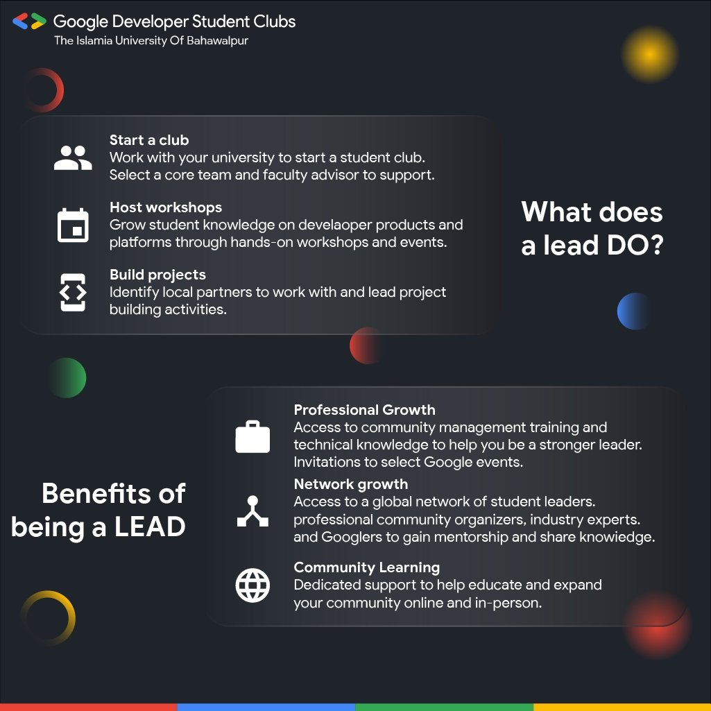 GdscIub's tweet photo. Excited to be the next GDSC IUB Lead?

Google Developer Student Club Leads are passionate leaders at their universities who are dedicated to helping their peers learn and connect.

⚫Application deadline: 30th Jun 2022
⚫Application link:  https://t.co/vC8XUt4wOD

#GDSC #GDSCIUB https://t.co/POlPqrpGrH