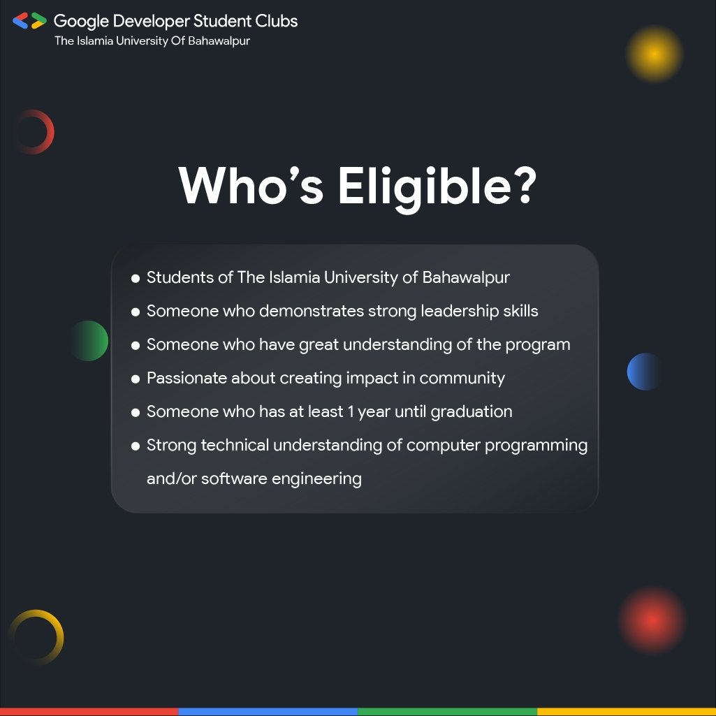 GdscIub's tweet photo. Excited to be the next GDSC IUB Lead?

Google Developer Student Club Leads are passionate leaders at their universities who are dedicated to helping their peers learn and connect.

⚫Application deadline: 30th Jun 2022
⚫Application link:  https://t.co/vC8XUt4wOD

#GDSC #GDSCIUB https://t.co/POlPqrpGrH