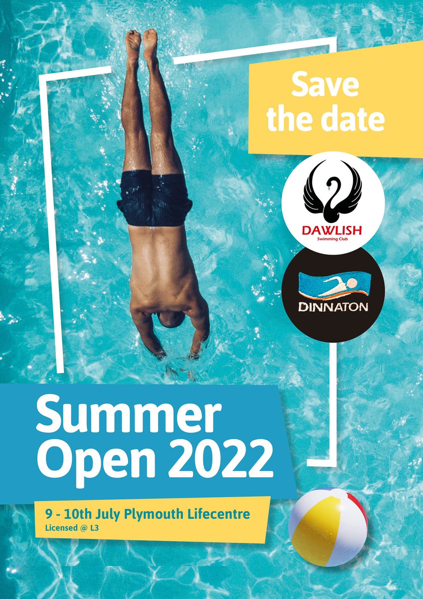 Please save the date for our end of season summer splash in collaboration with <a href="/DawlishSwimming/">DawlishSwimmingClub</a> #11weekstogo #StrongerTogether