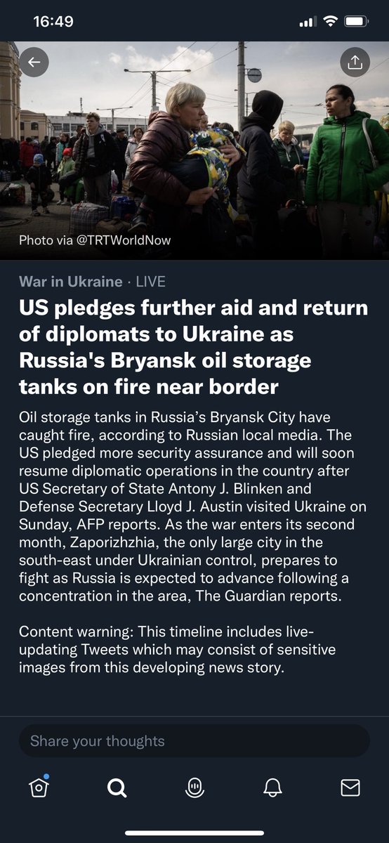 Rajprasong_News's tweet photo. #Thailand US pledges more aid and  return of diplomats, oil field destruction in #Brayans, #Russia @AFP https://t.co/mAS8ENE7Rf