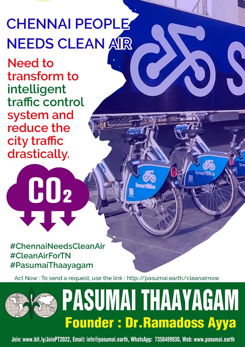 PerumpalliM's tweet photo. #ChennaiNeedsCleanAir #PasumaiThaayagam. #CleanAirForTN. #CleanAirBNow. #CleanAirNow. @PMOIndia @CMOTamilnadu https://t.co/VRI3QmHi98