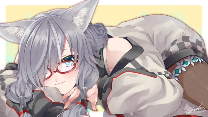 納品しました!ありがとうございました〜キャラデザが鬼かわいい #Skeb #Commission より 