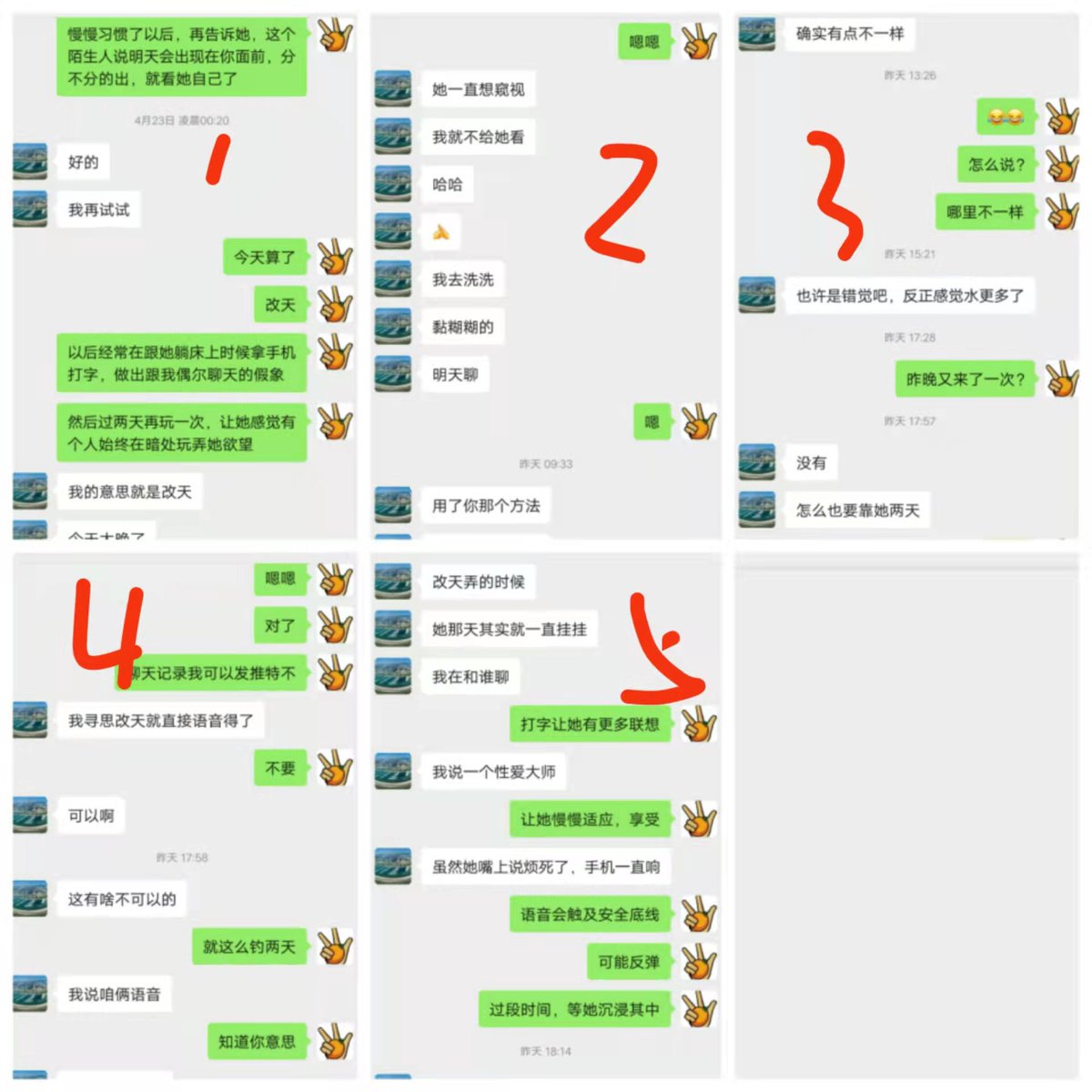 《夫妻玩过十多次三人游戏》
《丈夫多年前的约炮是妻子心中一根刺》
《妻子有m倾向》
《妻子虽然接受游戏，但并不会享受其中》
《三木本想做心理疏导或者帮助解决感情问题》
《临时起意，进行了这样的活动》