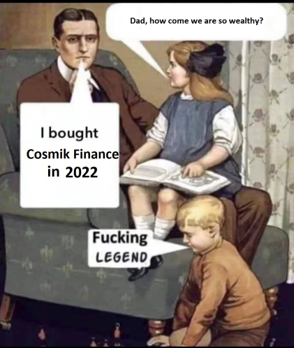 CosmikFinance's tweet photo. Our community has decided the meme winners. 

#spherefinance  #BSC #BSCGemsAlert #Crypto #100xgem #NFT #NFTs #DAO #Safuu #Titano #BSCscan #SafuuRacing #Cosmik #CosmikFinance https://t.co/xK0L99lRpb