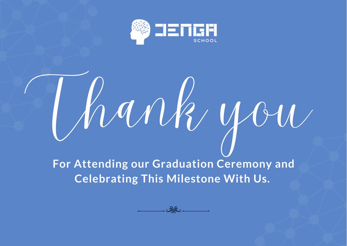 JENGASchool's tweet photo. Happy new week!
We are grateful to all who attended #JENGAGraduation ceremony themed ‘Expanding Digital Opportunities for Africa’ on 23rd April, 2022.
Incase you missed the session you can watch it here: https://t.co/zFI6ZhcLJO
Remember to subscribe to our YouTube Channel. https://t.co/R3dH9EQf2M