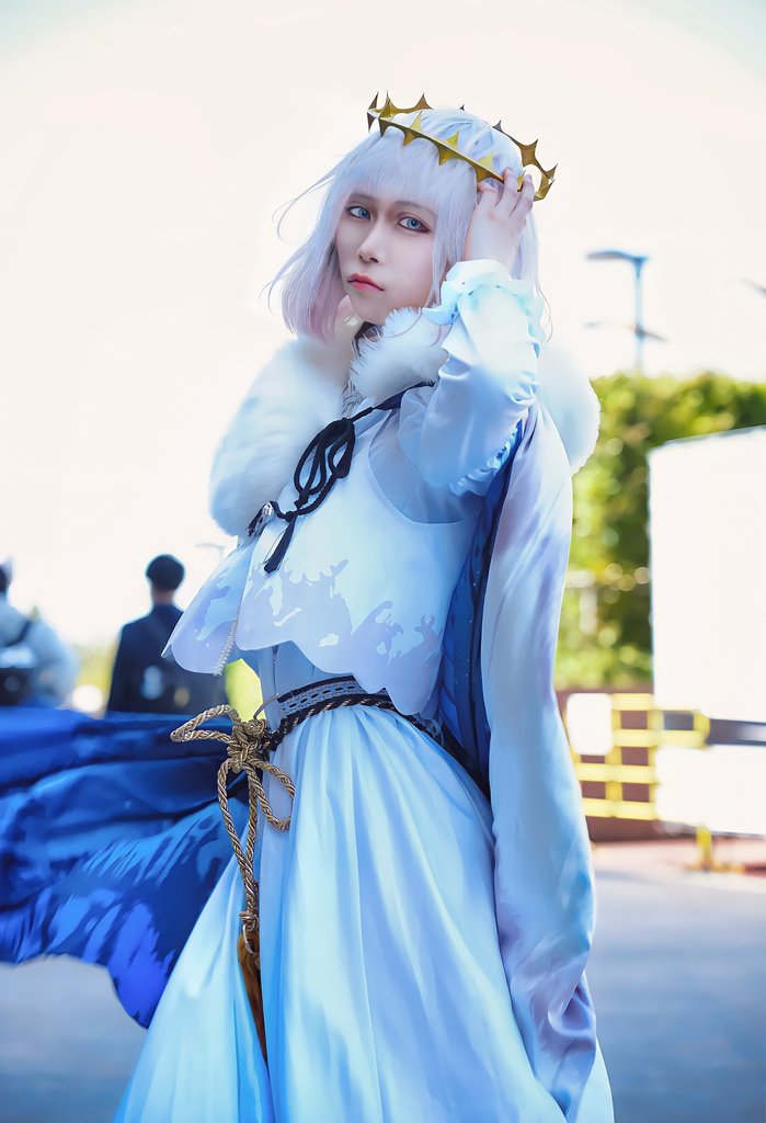 FGO/オベロン/コスプレ衣装/ウィッグ/ブランカ/1式/第二再臨 オベロン