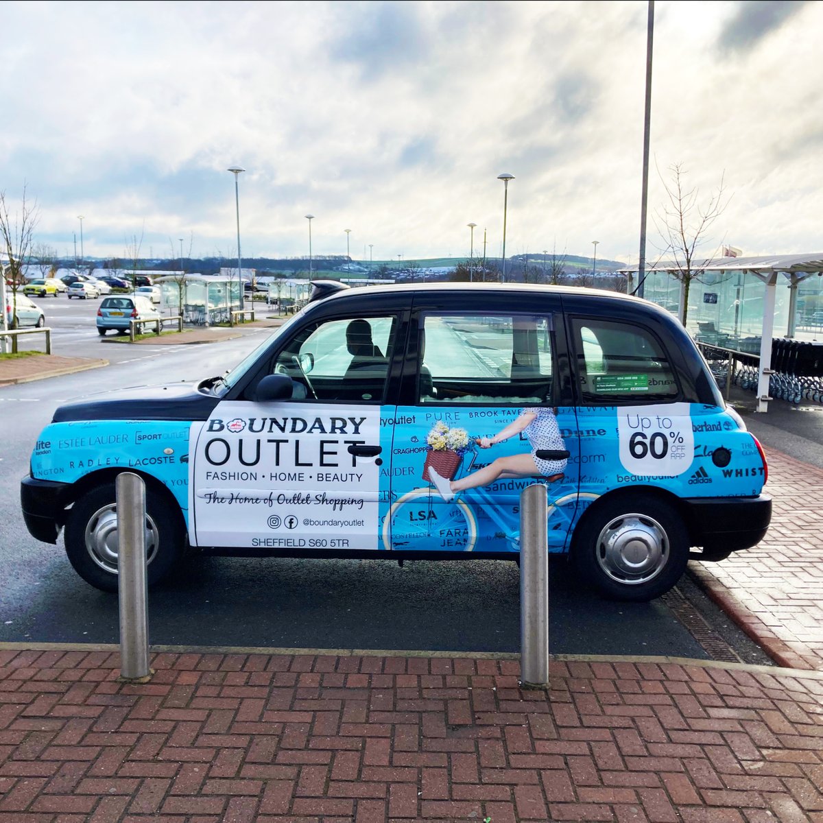 Have you spotted one of our taxi's yet?
Keep your eyes peeled, get a pic and send it our way! 🚕 
#BoundaryOutlet #LoveBrands #BoundaryOutlet #AffordableStyle #WomensFashion #SportsWear #MensFashion #KidsFashion #Style #BigBrands #HugeSavingsForEveryone #BlackCab #Advertising