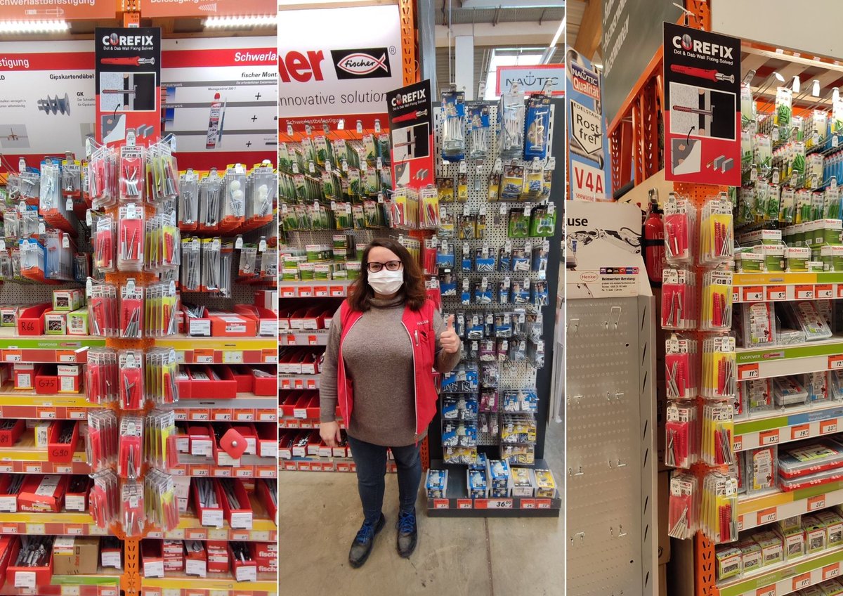 MetexOnline's tweet image. Our #Corefix fixings gaining a foothold in mainland Europe is an exciting new step for us! 🥳 We have secured a trial roll out in @bauhausinfo, exclusive initially to 10 stores in Germany and online.

Find out more about this exciting new development: ow.ly/iEjZ50IJvJA 👈