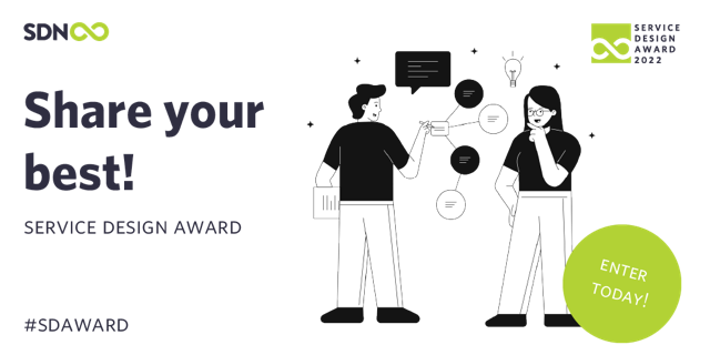SDNetwork's tweet photo. Calling all #professionals and #students! Join now and celebrate your amazing #servicedesign projects together with the #ServiceDesignNetwork!
Find out more about how to enter here:Β https://t.co/mkCG2OZSmC
#Register and #submit here: https://t.co/df5It7hgnE
#designΒ #SDAWARD https://t.co/opOb5Ou9qr
