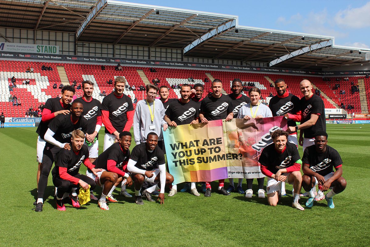 EFL_Community's tweet photo. A perfect day for #NCSMatchday! π€©
@NCS shirts were shining bright this past weekend, as the players of @OfficialRUFC and @HarrogateTown took to the fieldβοΈπ
A great day for all those involved! π https://t.co/5bdlK5nfsO