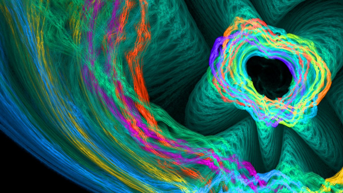 FlameReactorBot's tweet photo. Cerlmuth and Thuing mated to produce Dernfy.
They are a Generation 3 fractal.
Their favorite color is red.
If this flame is beautiful, ❤️ or RT to improve its chances for future breedings.
#fractal #fractalflame #fractalart #generativeArt #Dernfy #Cerlmuth #Thuing https://t.co/KceDX37GFM