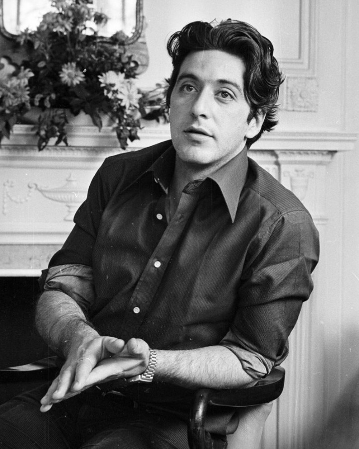 Happy Birthday, Al Pacino! Photographed here by Steve Wood, March 1974.