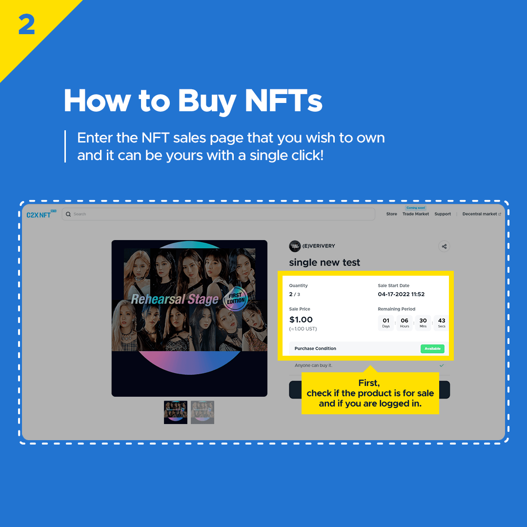 XPLANETofficial's tweet photo. [Guide]
Learn how to use the service in advance and collect your #NTF without hassle!

#C2XNFT #C2X #Guide https://t.co/XfqVvH4Bj2