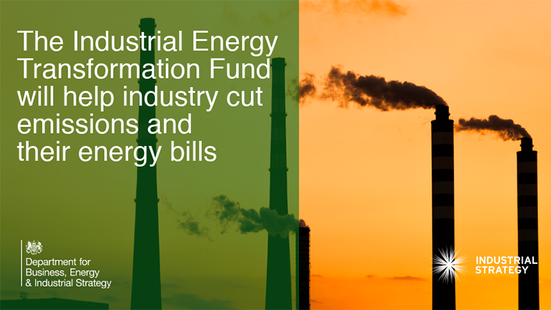 icomenergy's tweet photo. 1 week to go - Industrial Energy Transformation Fund Phase 2 competition window closing on 29/4/22! Businesses in England, Wales &amp; Northern Ireland can bid for a share of up to £60 million in grant #funding through the current competition window. Visit https://t.co/Dhe5pjJkM6 https://t.co/DF2QSo2Clo