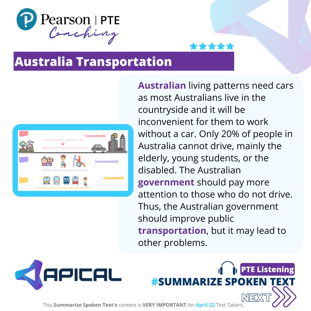 ApicalPortal's tweet photo. Summarize Spoken text contributes 16 % score in the PTE Writing and 14% score in the Listening section. So, for those who are aiming 79+ or 65, this item is very important to them. 

Follow us on Facebook for more: https://t.co/NmKVUmxREn 
#pte #pteonlinecoaching #ptepreparation https://t.co/7oM191ECVA
