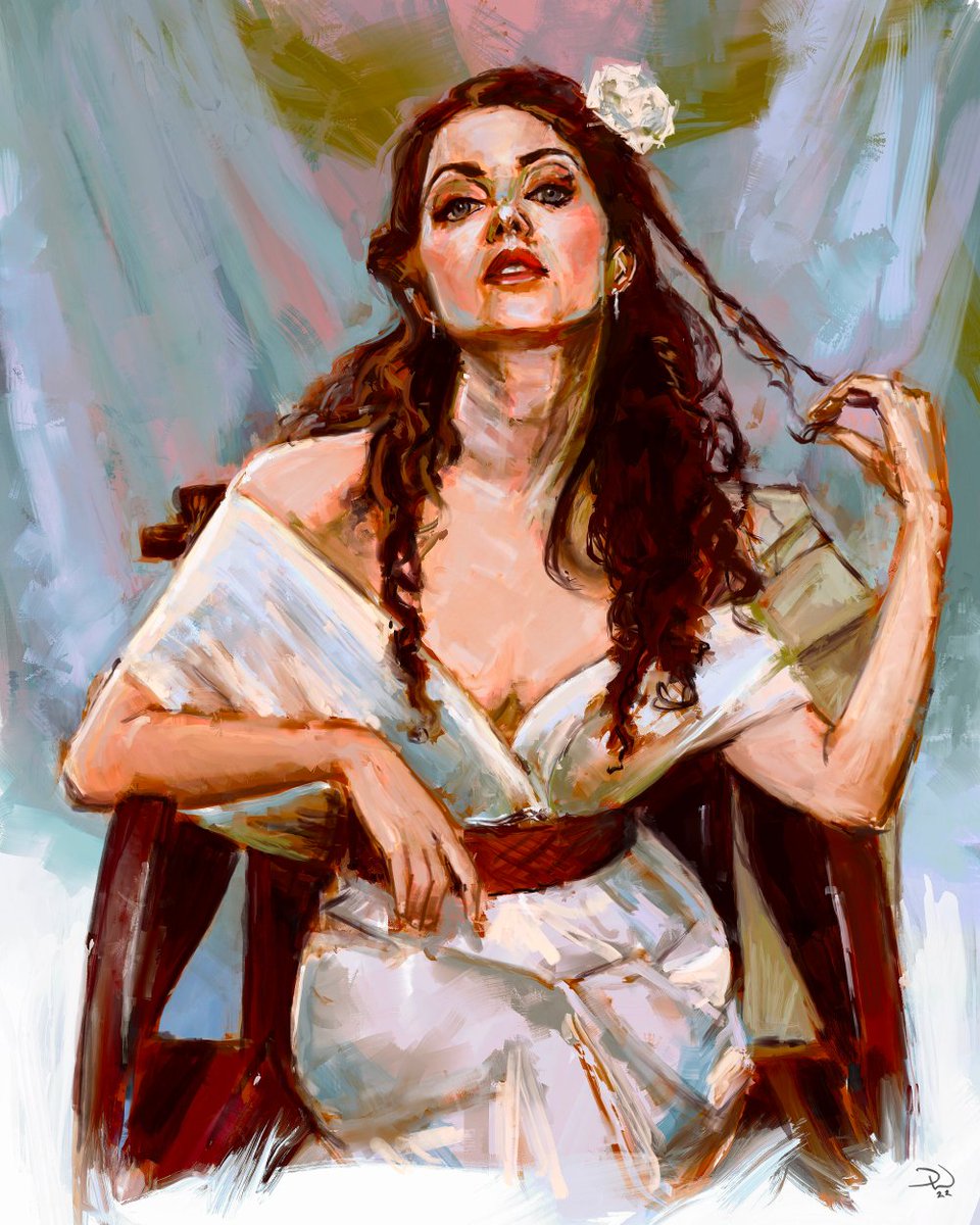 A #redditgetsdrawn portrait of u/alalal982.

Made with <a href="/Procreate/">Procreate</a>.

#woman #whitedress #artistsontwitter #digitalart #digitalpainting #portraitart #procreate