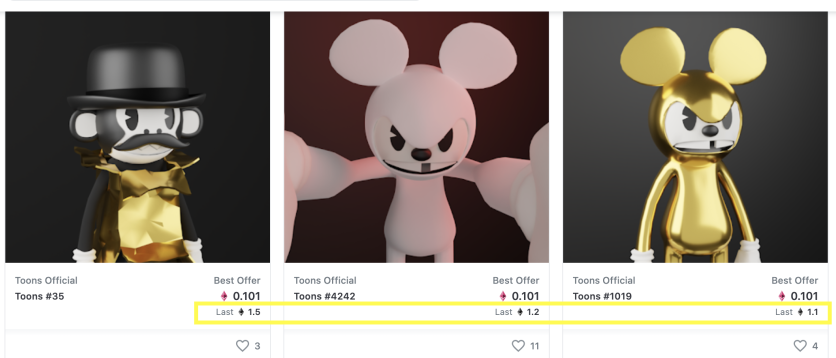 thetoonsnft's tweet photo. Some huge sales, Toons are popping off! 

To celebrate we will be giving away 1 Toon. To enter you must: 

🚀 Follow @thetoonsnft 
🚀 Like/retweet this post 
🚀 Tweet using the hashtag: #ToonedIn 
We will be deciding the winner in 48 hours! Stay Tooned :)
#NFTGiveaways #NFTdrops https://t.co/11aRMHxUTL