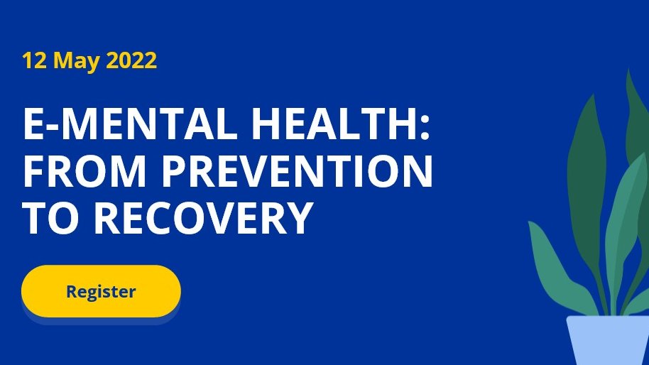 During this online event you can experience current e-mental health practice, by joining e-mental health sessions and exploring the cinematic insights from highly regarded mental health institutes!

Register today: ementalhealthexperience.eu