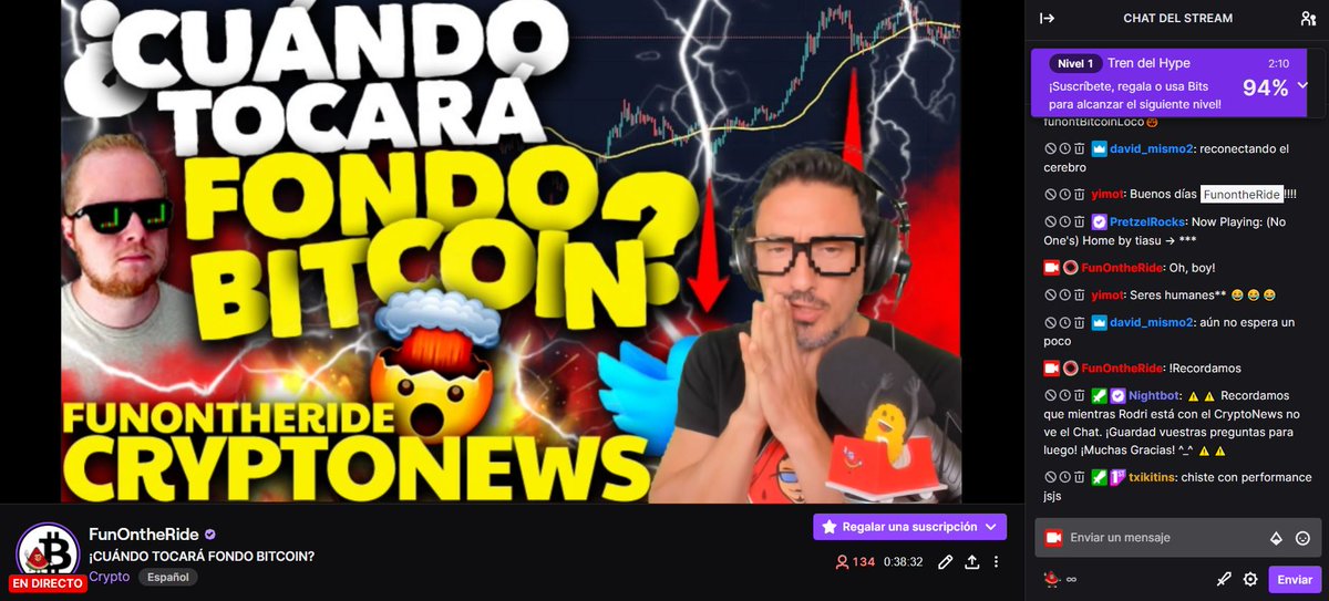 funontheride's tweet photo. ⚠️YA DISPONIBLE CryptoNews de HOY en Twitch... en un rato lo subiremos a YouTube
Click!👉https://t.co/TdYKgJJZzn
🗞️ CryptoNews ⭐¡Sigue en Contacto! https://t.co/wv0FRHRrF9 #Criptonoticias #Btc https://t.co/DBvKrpCPeY