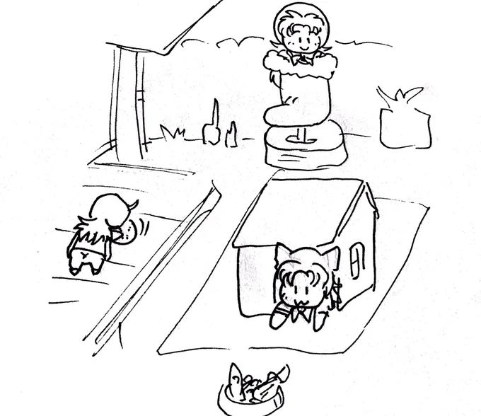マリベルねこあつめの絵が出てきた 