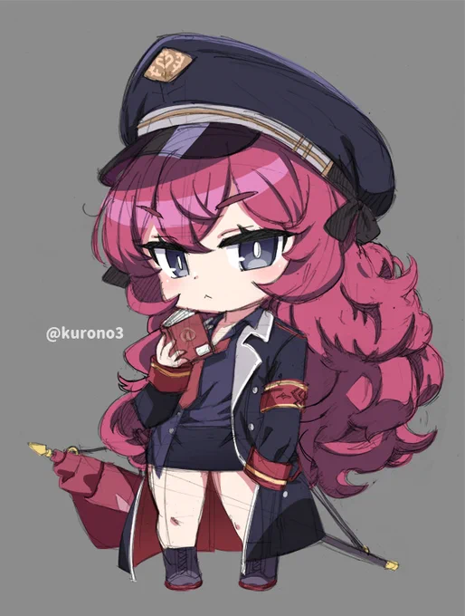 イロハのめっちゃ荒いラフ。
#ブルアカ 